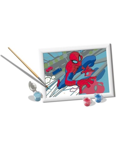 Creart Spider-Man 18x13 cm - Pittura Numeri Set Colori Creativo RAV23038 Ravensburger | Futurartshop.com