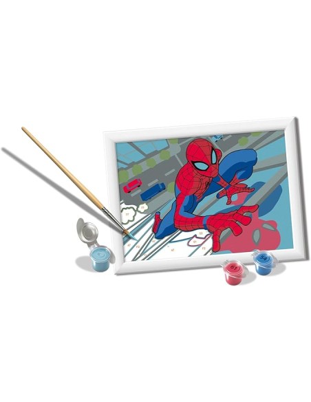 Creart Spider-Man 18x13 cm - Pittura Numeri Set Colori Creativo RAV23038 Ravensburger | Futurartshop.com