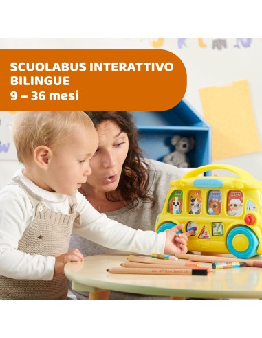 Chicco Scuolabus degli Animali Bilingue Giocattolo Educativo AGR57891 Chicco | Futurartshop.com