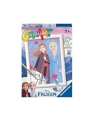 CreArt Sisters Forever - Kit Pittura per Numeri 13x18 cm RAV20173 Ravensburger | Futurartshop.com