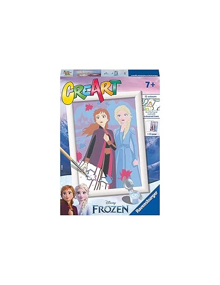 CreArt Sisters Forever - Paint by Numbers Kit 13x18 cm RAV20173 Ravensburger | Futurartshop.com