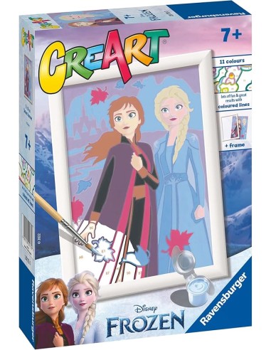 CreArt Sisters Forever - Kit Pittura per Numeri 13x18 cm RAV20173 Ravensburger | Futurartshop.com