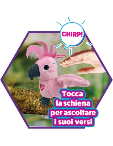 Happy Cocorito Peluche Interattivo Pappagallo Sempre Con Te - Giocattolo Parlante per Bambini AGRYES52499  | Futurartshop.com