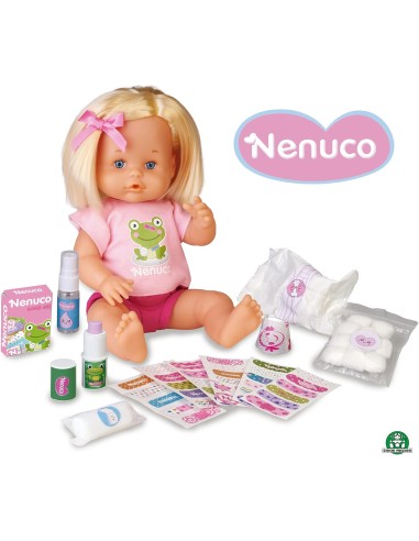 Nenuco Cura Sana e Guarisci - Bambola 35cm con Accessori Dottore ROU700016256 Famosa | Futurartshop.com