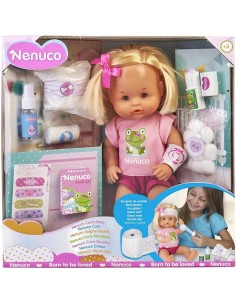 Nenuco Cura Sana e Guarisci - Bambola 35cm con Accessori Dottore ROU700016256 Famosa | Futurartshop.com