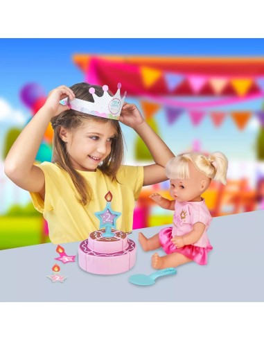 Nenuco Happy Birthday - Bambola Compleanno 35cm con Accessori Festa ROUNFN44000 Famosa | Futurartshop.com