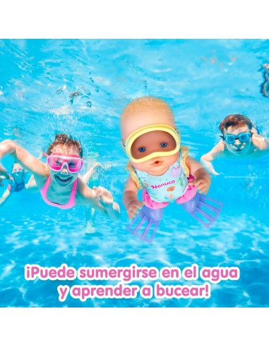 Nenuco Impara ad Immergersi - Bambola 35cm con Accessori Mare e Piscina ROUNFN75000 Famosa | Futurartshop.com