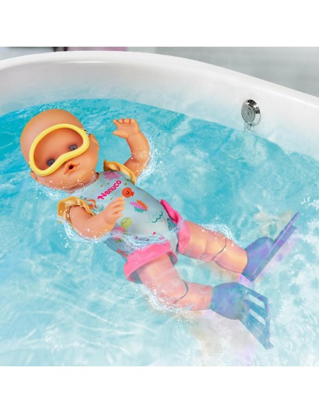 Nenuco Learn to Dive - 35cm Doll with Sea and Pool Accessories ROUNFN75000 Famosa | Futurartshop.com