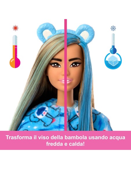 Barbie Cutie Reveal Care Bears Grumpy Bear - Doll with 10 Surprises ROUJCN96 Mattel | Futurartshop.com