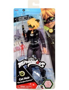 Miraculous Ladybug Fashion Cat Noir - Bambola 30cm con Costume ROU50029 Bandai | Futurartshop.com