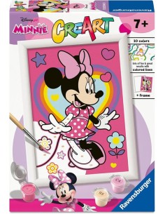 CreArt Disney Minnie 13x18cm Paint by Numbers Kit RAV23040 Ravensburger | Futurartshop.com