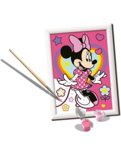 CreArt Disney Minnie 13x18cm Kit Dipingere con Numeri RAV23040 Ravensburger | Futurartshop.com 2