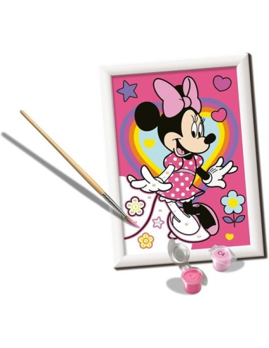 CreArt Disney Minnie 13x18cm Paint by Numbers Kit RAV23040 Ravensburger | Futurartshop.com