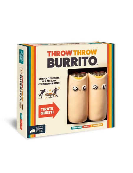 Throw Throw Burrito Asmodee Party Game 2-6 Giocatori Età 7+ AGREKITTBO1IT  | Futurartshop.com