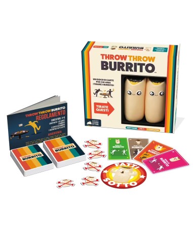 Throw Throw Burrito Exploding Kittens Party Game 2-6 Players AGREKITTBO1IT  | Futurartshop.com