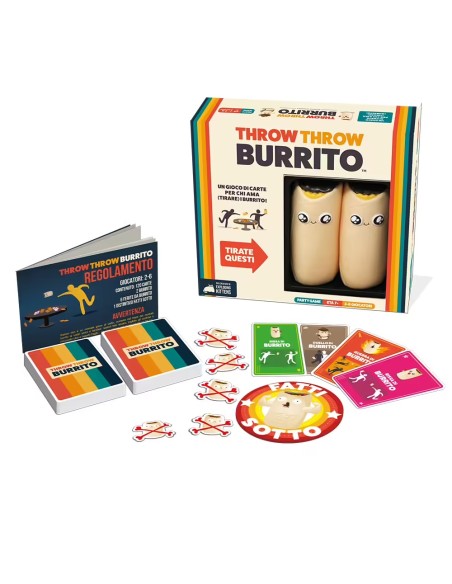 Throw Throw Burrito Asmodee Party Game 2-6 Giocatori Età 7+ AGREKITTBO1IT  | Futurartshop.com