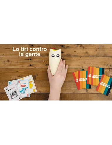 Throw Throw Burrito Exploding Kittens Party Game 2-6 Players AGREKITTBO1IT  | Futurartshop.com