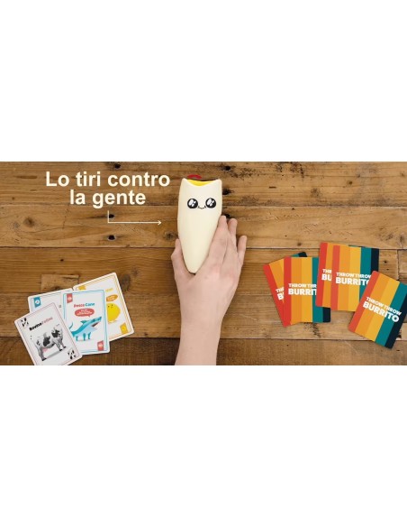 Throw Throw Burrito Exploding Kittens Party Game 2-6 Players AGREKITTBO1IT  | Futurartshop.com