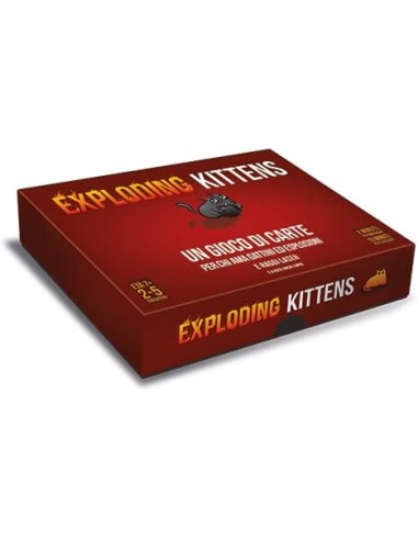 Exploding Kittens Original Edition 2-5 Giocatori Età 7+ AGREKIEK01IT  | Futurartshop.com