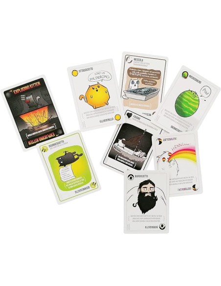 Exploding Kittens Original Edition Card Game 2-5 Players Ages 7+ AGREKIEK01IT  | Futurartshop.com