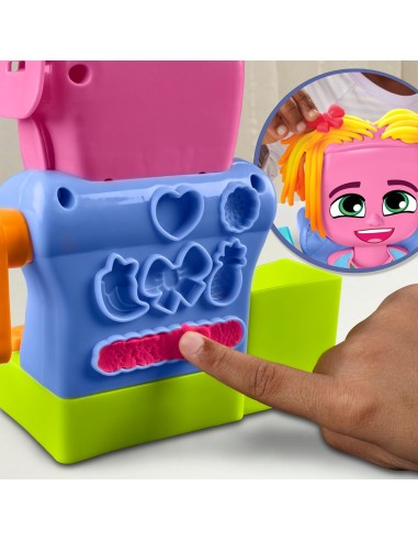 Play-Doh Hair Stylin Salon Playset 6 Cans Ages 3+ AGRF8807 Hasbro | Futurartshop.com