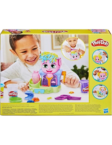 Play-Doh Hair Stylin Salon Playset 6 Cans Ages 3+ AGRF8807 Hasbro | Futurartshop.com