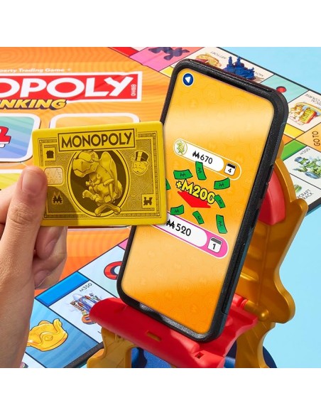 Monopoly App Banking Gioco da Tavolo 2-6 Giocatori 8+ AGRG1424 Hasbro | Futurartshop.com