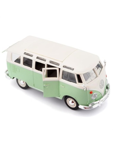 Volkswagen Van Samba Bus Die Cast 1:25 BUR31856 Burago | Futurartshop.com