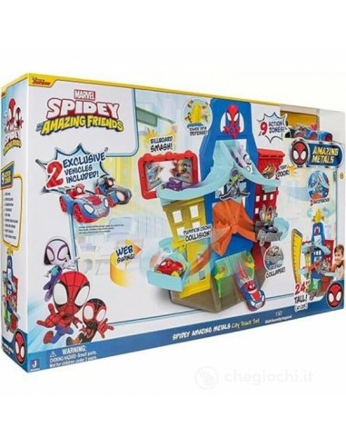 Spidey city playset con 2 Veicoli Luci Suoni Marvel AGRSP090100 Hasbro | Futurartshop.com