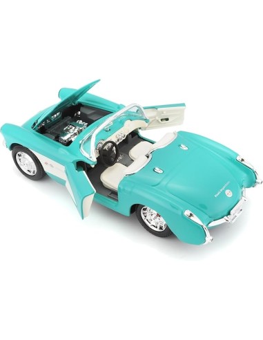 Chevrolet Corvette 1957 Scala 1:24 Modello Diecast AGR31275 Burago | Futurartshop.com