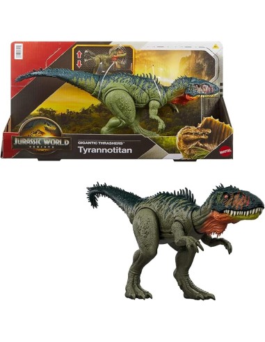Jurassic World Tyrannotitan Gigantic Thrashers 13.5" AGRJCL75 Mattel | Futurartshop.com