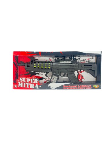 Mitra Giocattolo con Luci e Suoni - Fucile Bambini EAS18266  | Futurartshop.com