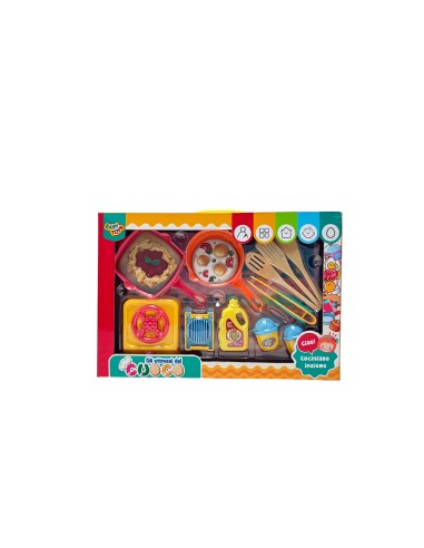 Set Cucina Bambini con Fornello Pentole Accessori Gioco Chef Kids EAS18309 Easy Toys | Futurartshop.com