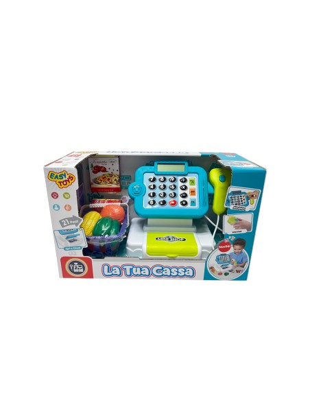 Registratore Cassa Bambini Scanner Calcolatrice Supermercato Gioco EAS18279  | Futurartshop.com
