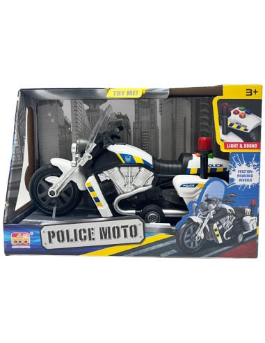 Police Motorcycle Toy with Lights & Sounds - Free EAS18127 Easy Toys | Futurartshop.com