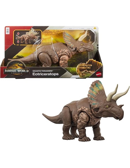 Jurassic World Eotriceratops Gigantic Thrashers 14in AGRJGB93 Mattel | Futurartshop.com