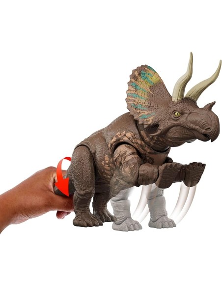 Jurassic World Eotriceratops grandi dimensioni 35cm AGRJGB93 Mattel | Futurartshop.com