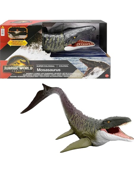 Jurassic World Mosasaurus Super Colossal Rebirth 94cm AGRJGB51 Mattel | Futurartshop.com