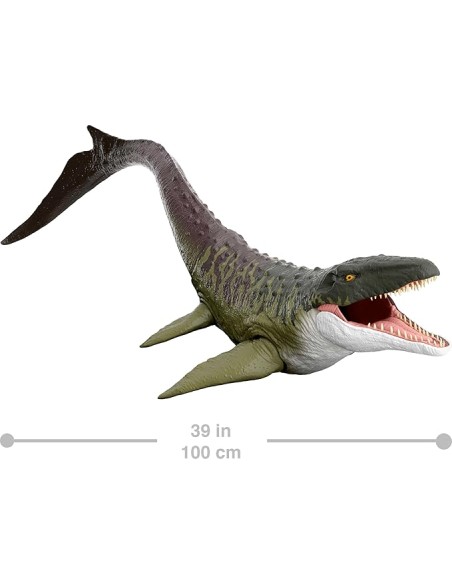 Jurassic World Mosasaurus Super Colossal Rebirth 37 inch AGRJGB51 Mattel | Futurartshop.com