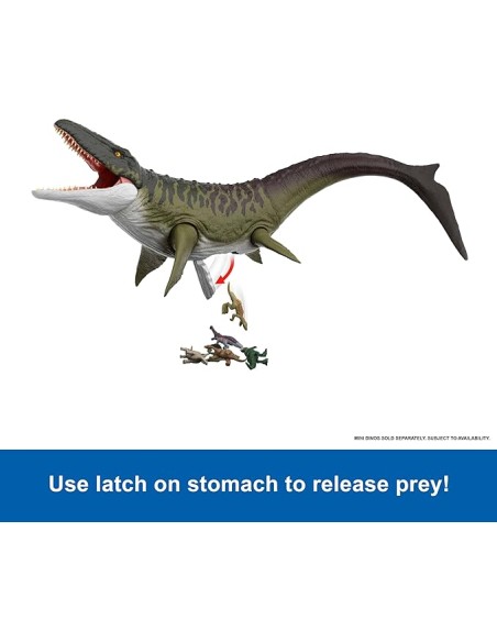 Jurassic World Mosasaurus Super Colossal Rebirth 37 inch AGRJGB51 Mattel | Futurartshop.com