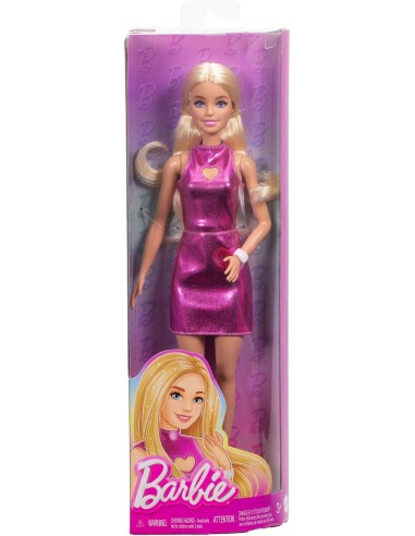 Barbie Fashionistas 230 Metallic Pink Minidress Fashion Doll AGRHYT88 Mattel | Futurartshop.com