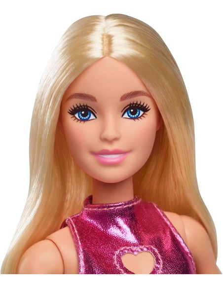 Barbie Fashionistas 230 Abito Rosa Metallizzato Bambola AGRHYT88 Mattel | Futurartshop.com