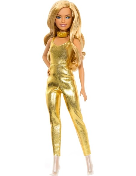 Barbie Fashionistas 222 Tuta Oro 65° Anniversario Bambola AGRHRH19 Mattel | Futurartshop.com