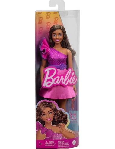 Barbie Fashionistas 225 Pink Sparkly Dress 65th Anniversary AGRHRH22 Mattel | Futurartshop.com