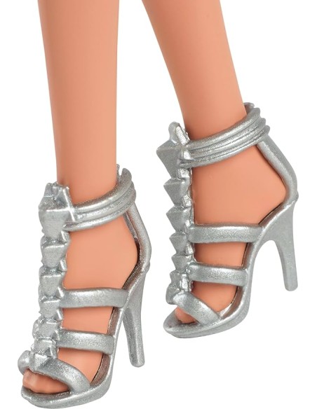 Barbie Fashionistas 234 Abito Viola Paillettes con Collana AGRHYT92 Mattel | Futurartshop.com