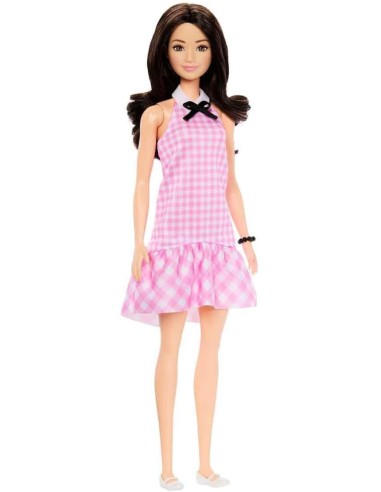 Barbie Fashionistas 224 Abito Vichy Rosa 65° Anniversario AGRHRH21 Mattel | Futurartshop.com