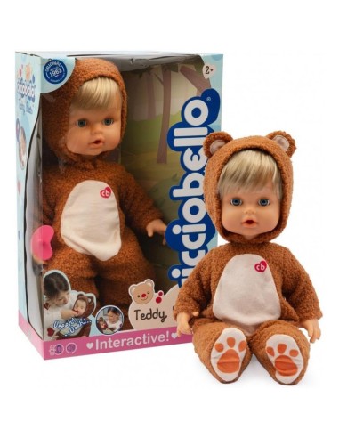 Cicciobello Teddy Bear 42cm - Bambola Interattiva con Pianto GIOCCBF3000 Giochi Preziosi | Futurartshop.com