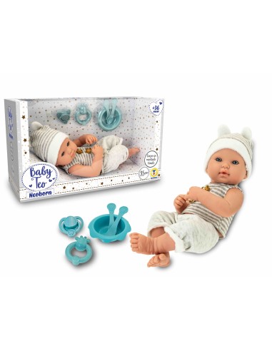 Baby Teo Newborn Bambolotto Maschietto 35cm con Accessori - Bambola Neonato Maschio Realistica TEO80941 Teorema | Futurartsho...