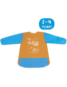 Carioca Waterproof Apron Kids 2-4 Years Long Sleeves Pockets NEW33100-2/4 AN Carioca | Futurartshop.com 2