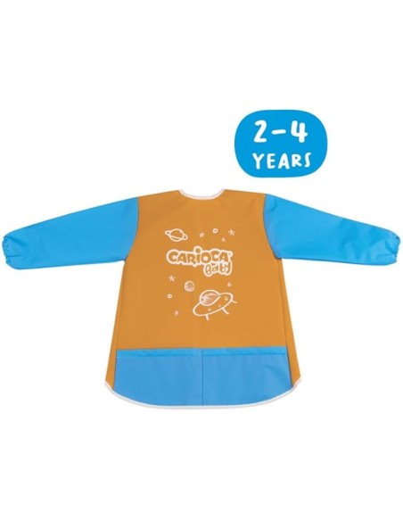 Carioca Waterproof Apron Kids 2-4 Years Long Sleeves Pockets NEW33100-2/4 AN Carioca | Futurartshop.com